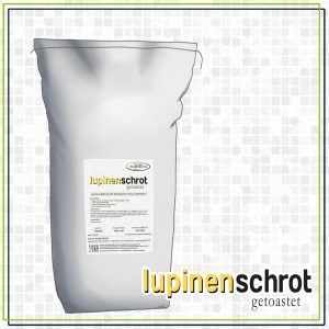 Lupinenschrot getoastet
