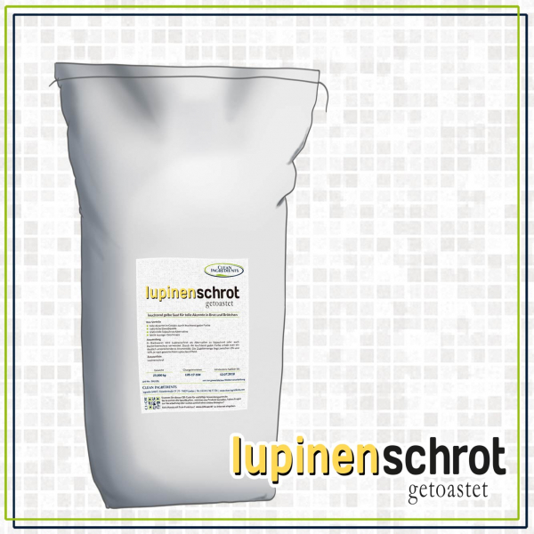 Lupinenschrot getoastet