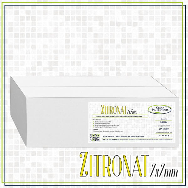 Zitronat 7x7mm